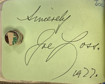 Lot 187 - BINGLEY HALL AUTOGRAPH BOOK TO INCLUDE PINK FLOYD, ROLLING STONES, QUEEN, GENESIS, YES, BLACK SABBATH & MORE.