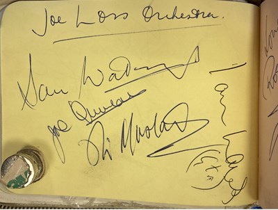 Lot 187 - BINGLEY HALL AUTOGRAPH BOOK TO INCLUDE PINK FLOYD, ROLLING STONES, QUEEN, GENESIS, YES, BLACK SABBATH & MORE.