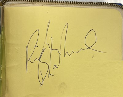 Lot 187 - BINGLEY HALL AUTOGRAPH BOOK TO INCLUDE PINK FLOYD, ROLLING STONES, QUEEN, GENESIS, YES, BLACK SABBATH & MORE.