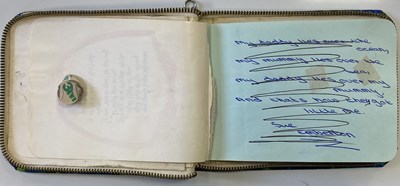 Lot 187 - BINGLEY HALL AUTOGRAPH BOOK TO INCLUDE PINK FLOYD, ROLLING STONES, QUEEN, GENESIS, YES, BLACK SABBATH & MORE.