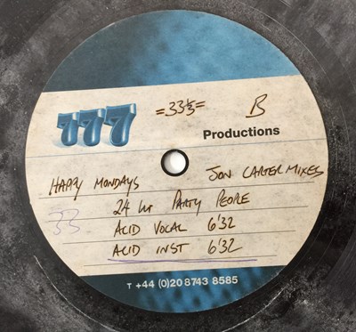 Lot 40 - HAPPY MONDAYS - 12" PACK (INC WHITE LABEL/ ACETATE)