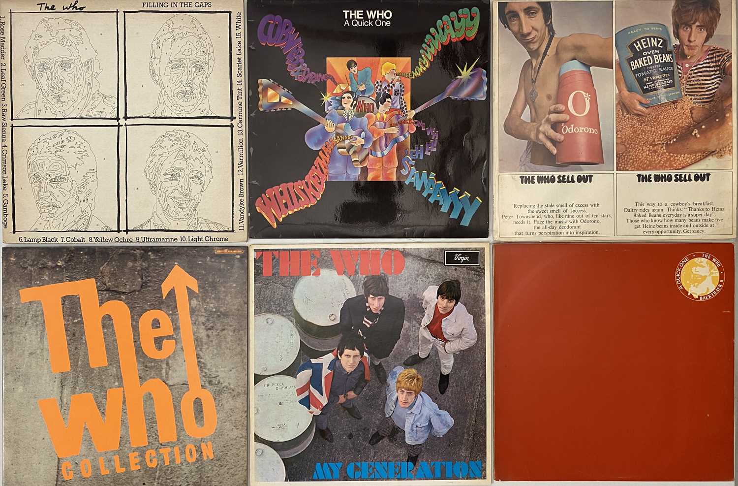 Lot 42 - THE WHO - LP COLLECTION