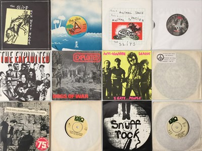 Lot 100 - PUNK - 7" COLLECTION (INC PROMOS/ PRESS RELEASE)