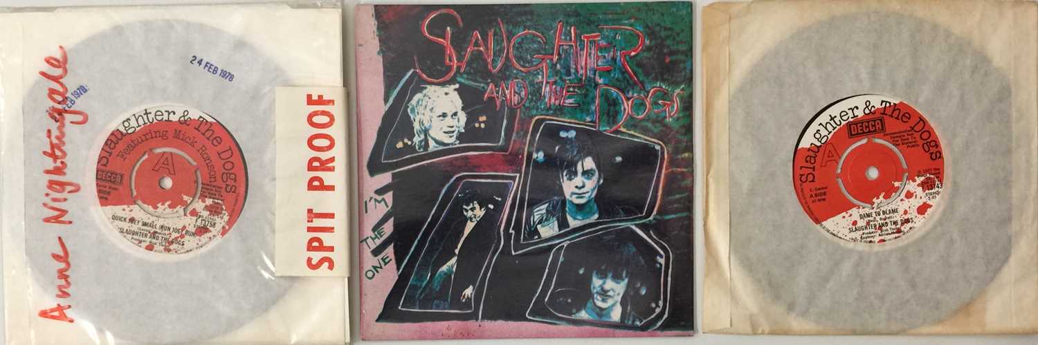 Lot 106 - SLAUGHTER AND THE DOGS - 7" RARITIES PACK