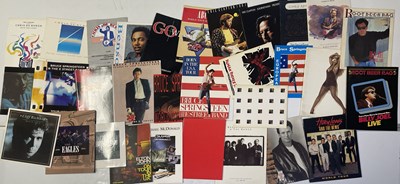 Lot 109 - ROCK AND POP CONCERT PROGRAMME COLLECTION INC BRUCE SPRINGSTEEN.