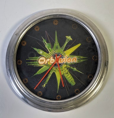 Lot 250 - THE ORB - ORBLIVION PROMOTIONAL CLOCK.