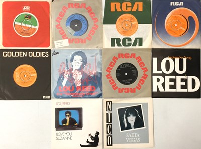 Lot 129 - THE VELVET UNDERGROUND/ LOU REED AND RELATED - 7" PACK (INC DEMOS)