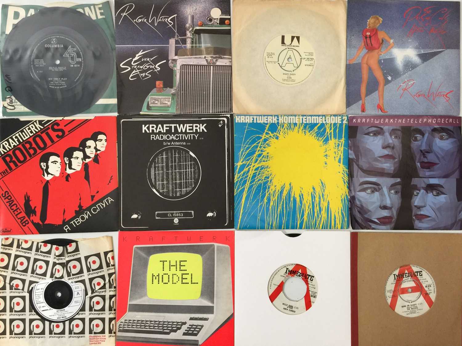 Lot 131 - PROG/ KRAUT/ CLASSIC - ROCK 7" PACK (INC PROMOS)