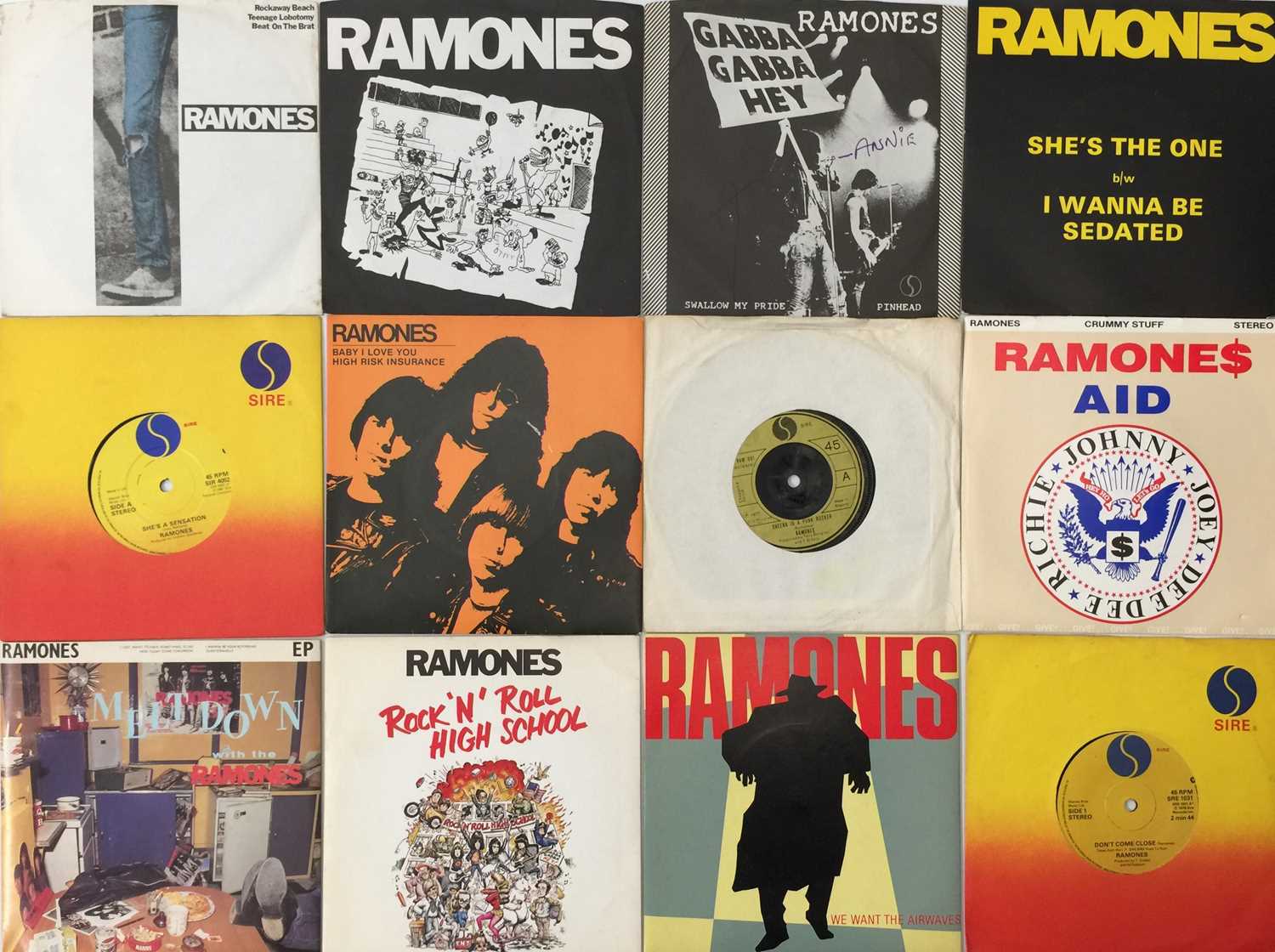 Lot 140 - RAMONES - 7" PACK