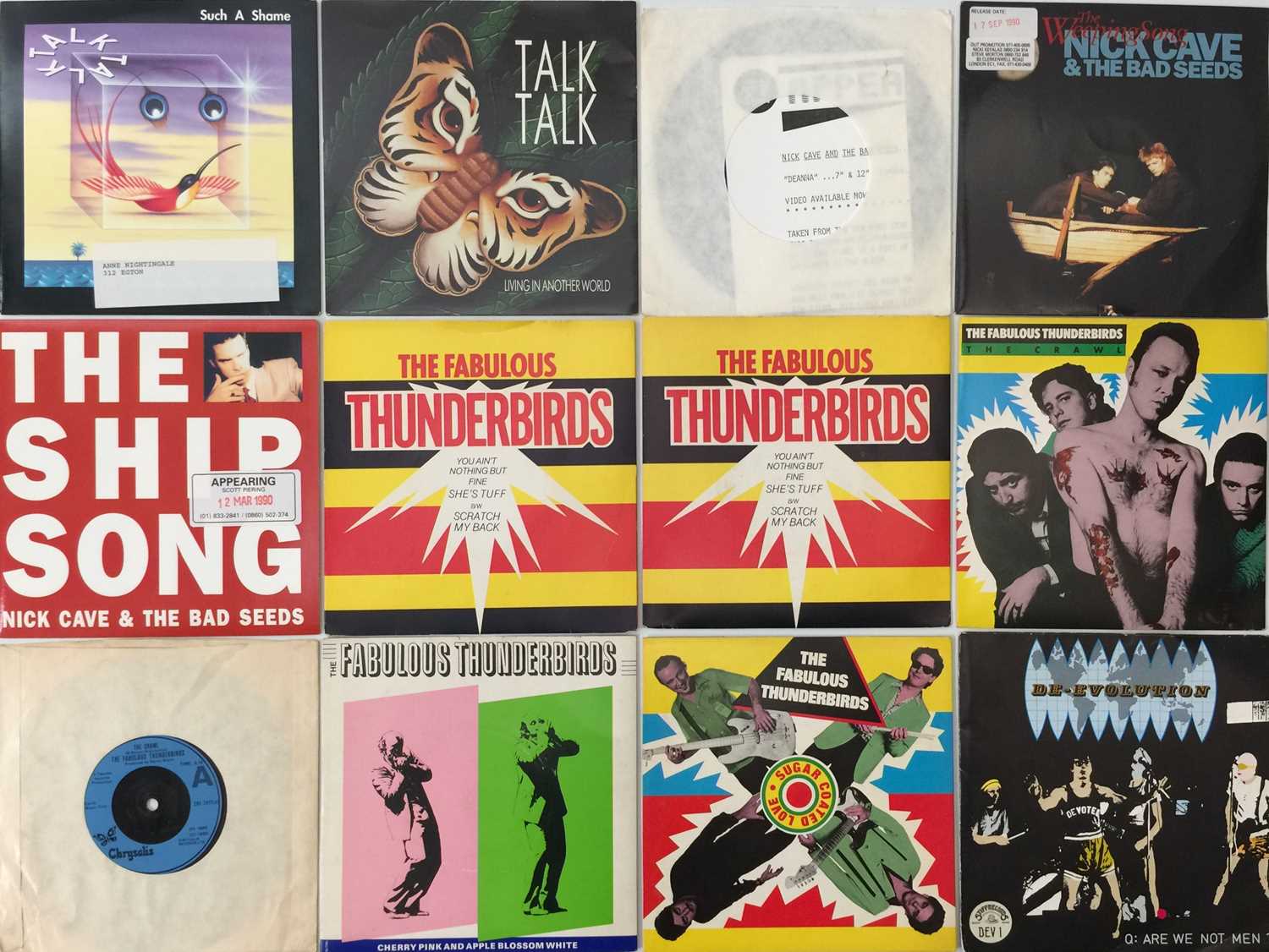 Lot 148 - ALT ROCK/ POST PUNK - 7" PACK (INC PROMOS/ PRESS RELEASES)