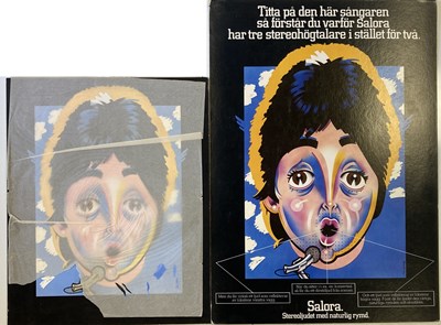 Lot 166 - BUSH HOLLYHEAD ORIGINAL PAUL MCCARTNEY ARTWORK.