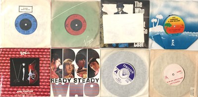 Lot 159 - THE WHO AND RELATED - 7" PROMOS PACK (INC PRESS RELEASE/ TEST PRESSING)