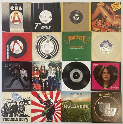 Lot 186 - THIN LIZZY/ HEAVY ROCK - 7" PACK (INC PROMOS)