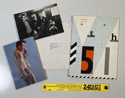 Lot 311 - MANCHESTER MUSIC - HACIENDA / THE SMITHS / STONE ROSES MEMORABILIA.