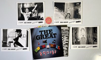 Lot 318 - THE SEX PISTOLS - GREAT ROCK N ROLL SWINDLE PROMOTIONAL ITEMS.