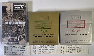 Lot 316 - OASIS - CD BOXSETS - AND AFTER PARTY TICKETS.