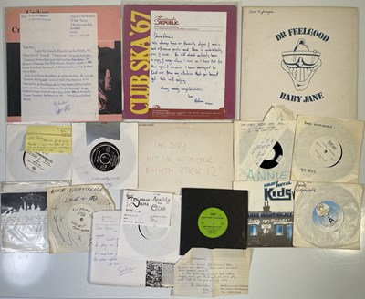 Lot 263 - REVIEW / PROMO COPIES OF RECORDS SENT TO ANNIE INC IAN DURY.