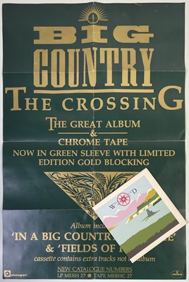 Lot 264 - BIG COUNTRY - POSTER AND SIGNED PROMOTIONAL BOOKLET.