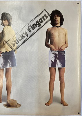 Lot 17 - THE ROLLING STONES - ORIGINAL STICKY FINGERS PROMOTIONAL POSTER.