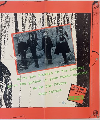 Lot 20 - THE SEX PISTOLS - FLOWERS IN THE DUSTBIN NMTB US POSTER.