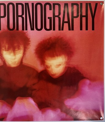 Lot 45 - THE CURE - ORIGINAL PORNOGRAPHY POSTER.
