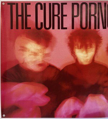 Lot 45 - THE CURE - ORIGINAL PORNOGRAPHY POSTER.