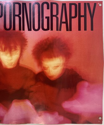 Lot 446 - THE CURE - AN ORIGINAL 1982 PORNOGRAPHY POSTER.