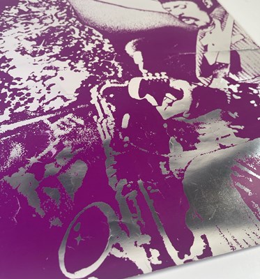 Lot 24 - IKE AND TINA TURNER - FOIL EFFECT LIBERTY PROMOTIONAL POSTER FOR 'COME TOGETHER'.