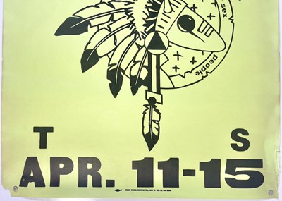 Lot 26 - ADAM ANT - ORIGINAL C 1981 US TEASER POSTER.