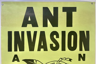 Lot 26 - ADAM ANT - ORIGINAL C 1981 US TEASER POSTER.