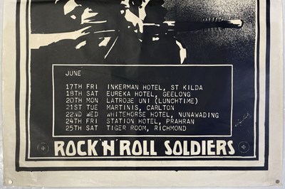 Lot 38 - AUSTRALIAN PUNK - RADIO BIRDMAN - ORIGINAL 1977 TOUR POSTER.