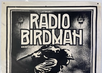 Lot 38 - AUSTRALIAN PUNK - RADIO BIRDMAN - ORIGINAL 1977 TOUR POSTER.