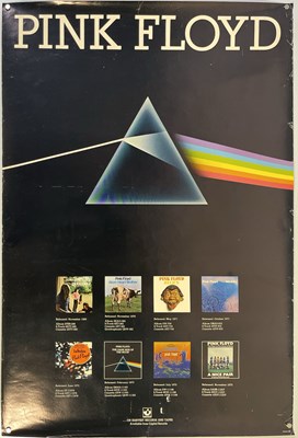 Lot 43 - PINK FLOYD - AN ORIGINAL 1973 DISCOGRAPHY POSTER.