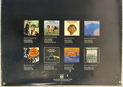 Lot 43 - PINK FLOYD - AN ORIGINAL 1973 DISCOGRAPHY POSTER.