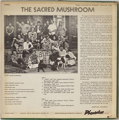 Lot 6 - THE SACRED MUSHROOM - S/T LP (CANADIAN ORIGINAL - PARALLAX - P40001)