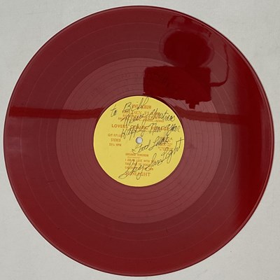 Lot 10 - SUNLIGHT - LOVERS COSMIC VOYAGE LP (SKY SAXON SIGNED/ THE SEEDS - RED VINYL - GF-571231)