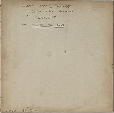 Lot 10 - SUNLIGHT - LOVERS COSMIC VOYAGE LP (SKY SAXON SIGNED/ THE SEEDS - RED VINYL - GF-571231)