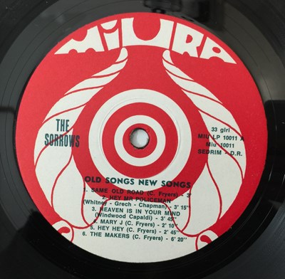 Lot 12 - THE SORROWS - OLD SONGS NEW SONGS LP (ITALIAN ORIGINAL - MIURA - MIULP 10011)