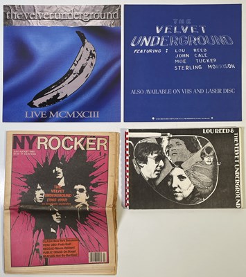 Lot 366 - LOU REED AND THE VELVET UNDERGROUND - MEMORABILIA INC COLLECTABLE 1986 BOOK.