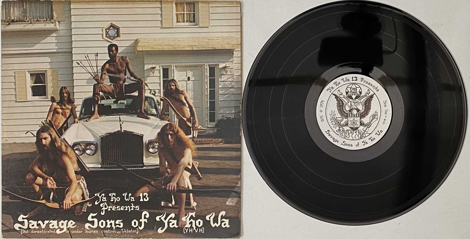 Lot 19 - YA HO WA 13 - SAVAGE SONS OF YA HO WA LP (US ORIGINAL - HIGHER KEY RECORDS - 3306)