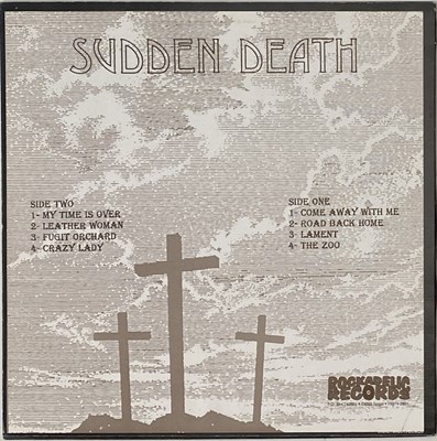 Lot 21 - SUDDEN DEATH - SUDDENLY LP (US ORIGINAL - ROCKADELIC RECORDS - RRLP 19)