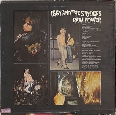 Lot 23 - IGGY AND THE STOOGES - RAW POWER LP (US RADIO PROMO W/ PRESS KIT - COLUMBIA - KC 32111)