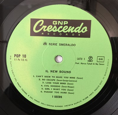 Lot 26 - I SEEDS - IL NEW SOUND LP (ITALIAN ORIGINAL - GNP CRESCEDO - POP 10)