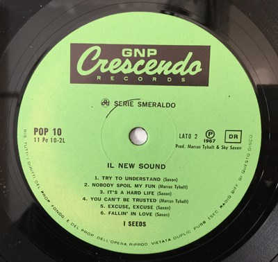 Lot 26 - I SEEDS - IL NEW SOUND LP (ITALIAN ORIGINAL - GNP CRESCEDO - POP 10)