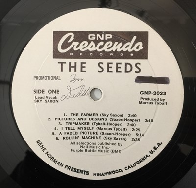 Lot 28 - THE SEEDS - LP RARITIES PACK (INC PROMO)