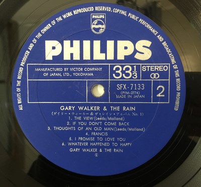 Lot 40 - GARY WALKER & THE RAIN - ALBUM No. 1 LP (JAPANESE ORIGINAL - PHILIPS - SFX-7133)