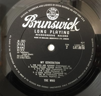 Lot 41 - THE WHO - MY GENERATION LP (UK MONO ORIGINAL - BRUNSWICK - LAT.8616)