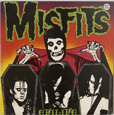 Lot 83 - MISFITS - EVILIVE LP (ORIGINAL GREEN VINYL US COPY - PL9-08)