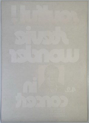 Lot 89 - GUNTHER KIESER COLLECTION - ORIGINAL 1972 STEVIE WONDER CONCERT POSTER.
