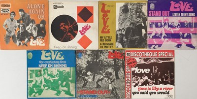 Lot 109 - LOVE - EUROPEAN 7" PICTURE SLEEVE COLLECTION